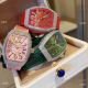 New Copy Franck Muller Vanguard Diamond Lady Watches Quartz Green Dial (10)_th.jpg